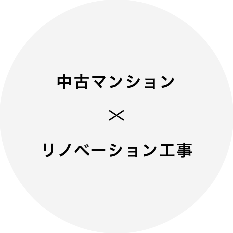 中古マンション×リノベーション工事