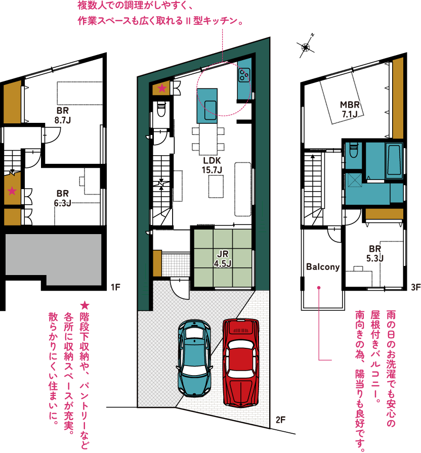 4号地間取り
