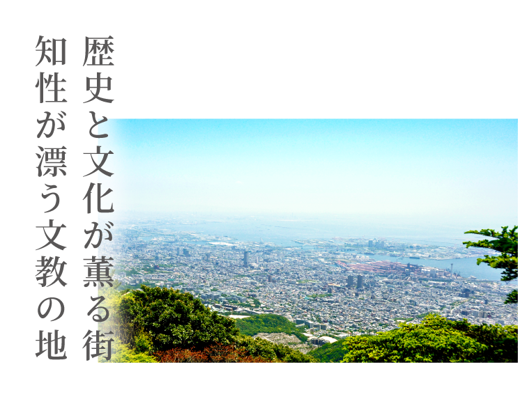 歴史と文化が薫る街知性が漂う文教の地