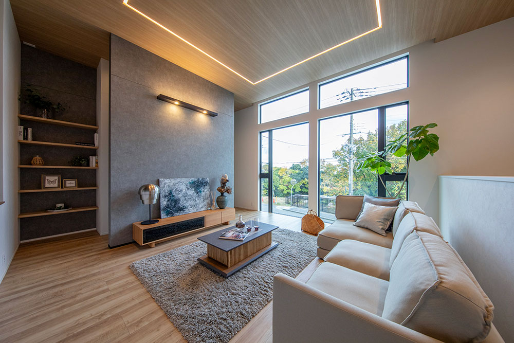 現地写真(2号地 リビング)