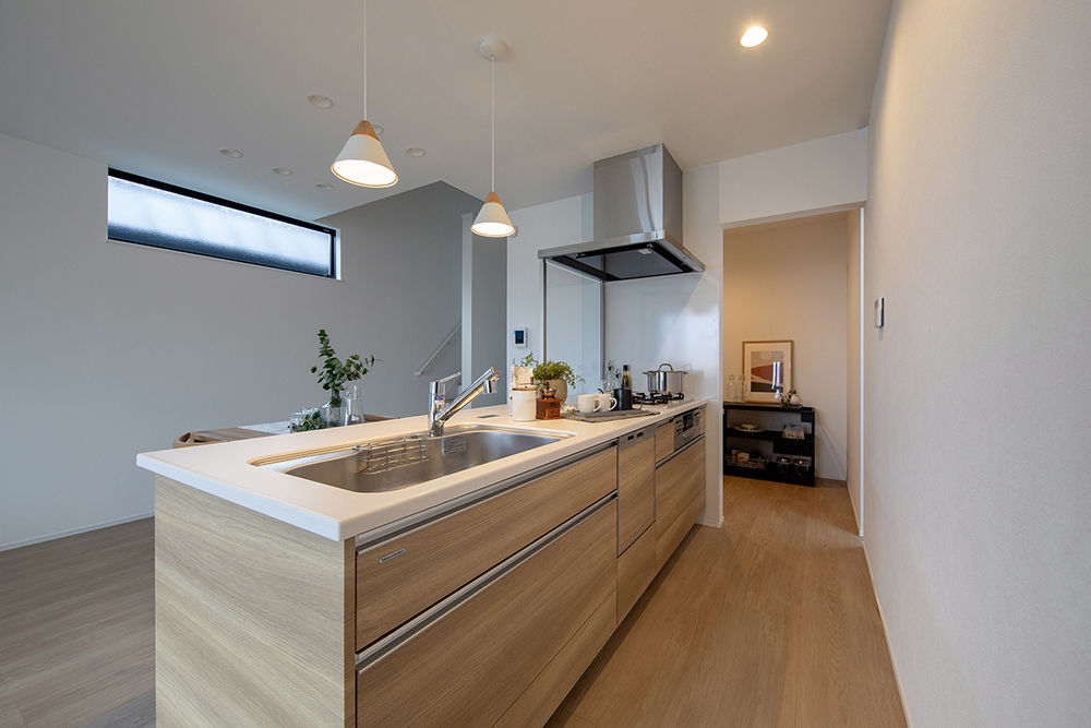 現地写真(1号地 キッチン)