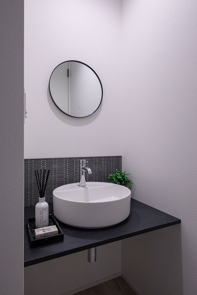 現地写真(2号地 洗面台)