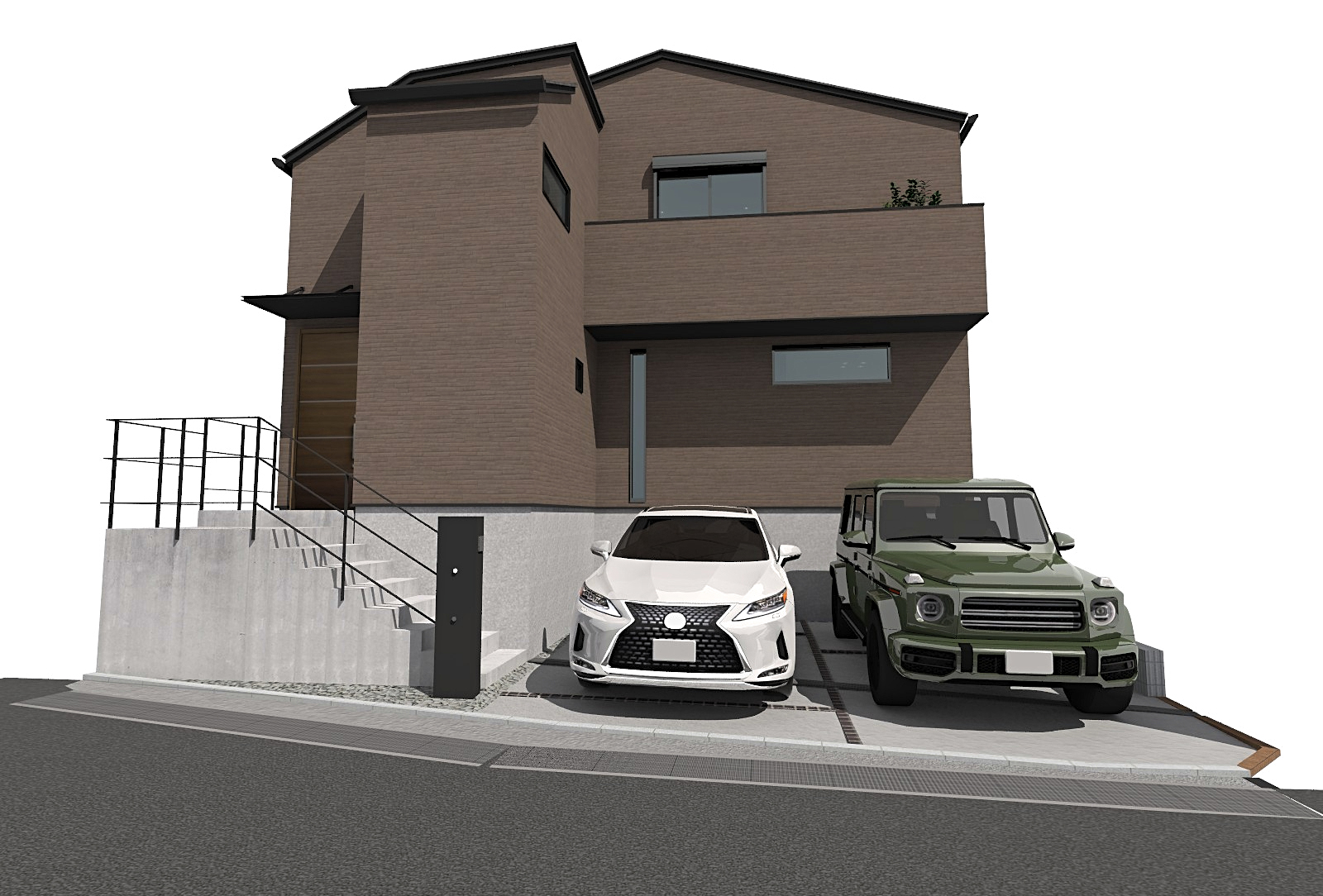 完成イメージパース(イメージにつき実際とは異なります)