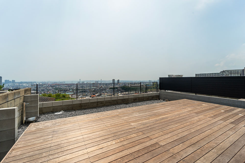 現地写真(2号地 ウッドデッキ)