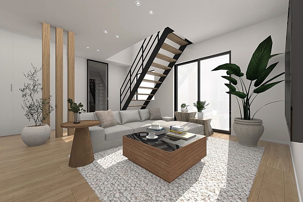 完成イメージパース(イメージにつき実際とは異なります)