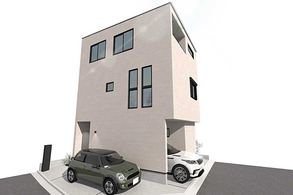 完成イメージパース(イメージにつき実際とは異なります)