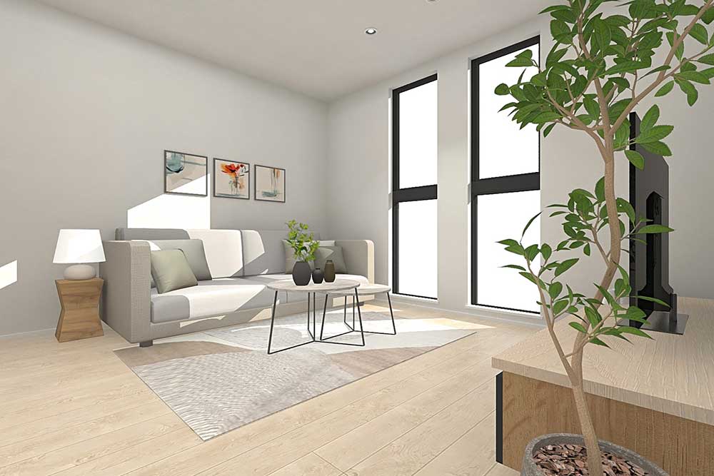 完成イメージパース(イメージにつき実際とは異なります)