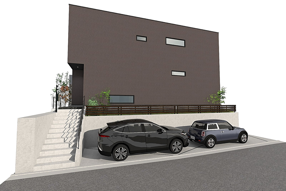 完成イメージパース(イメージにつき実際とは異なります)