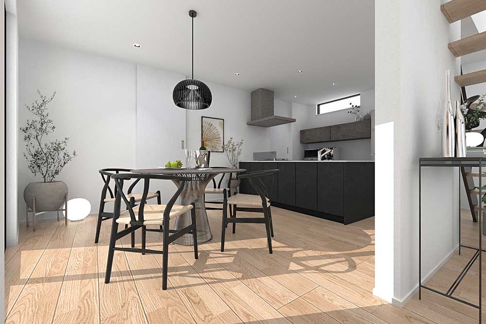 完成イメージパース(イメージにつき実際とは異なります)