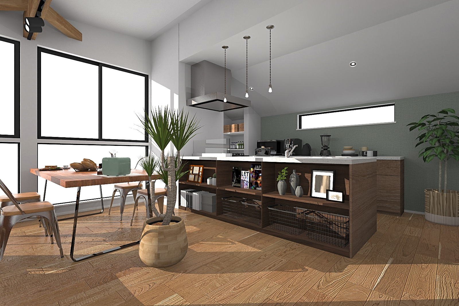 完成イメージパース(イメージにつき実際とは異なります)