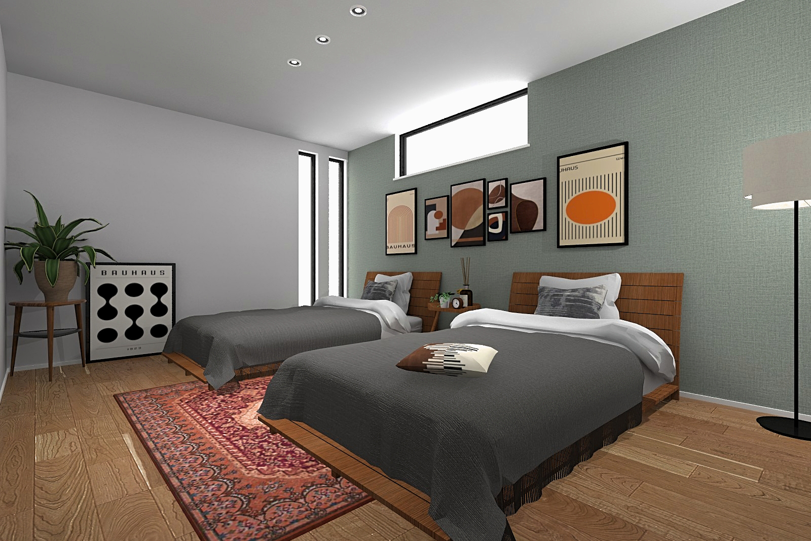 完成イメージパース(イメージにつき実際とは異なります)