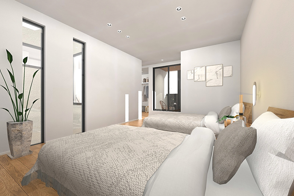 完成イメージパース(イメージにつき実際とは異なります)