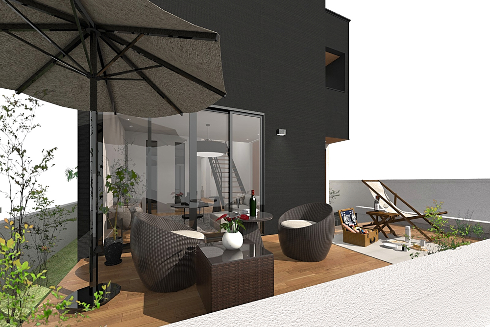 完成イメージパース(イメージにつき実際とは異なります)