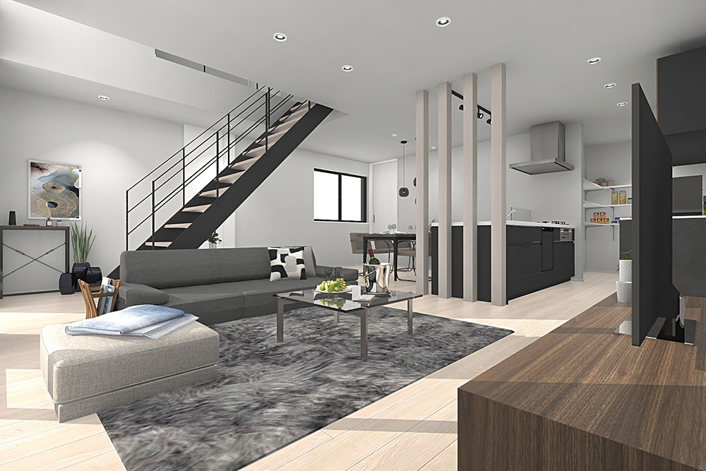 完成イメージパース(イメージにつき実際とは異なります)