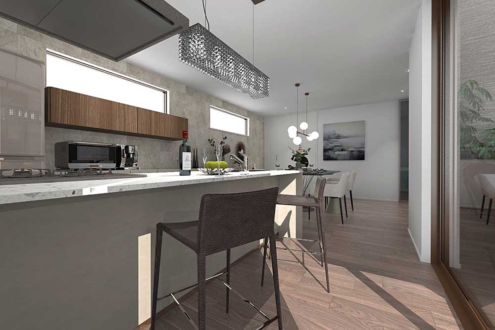 完成イメージパース(イメージにつき実際とは異なります)