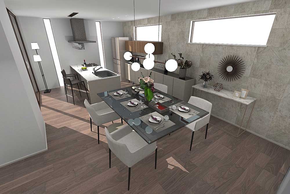 完成イメージパース(イメージにつき実際とは異なります)