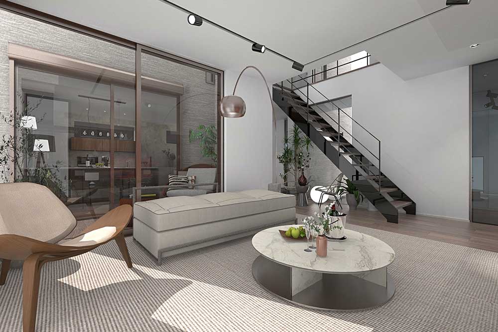 完成イメージパース(イメージにつき実際とは異なります)