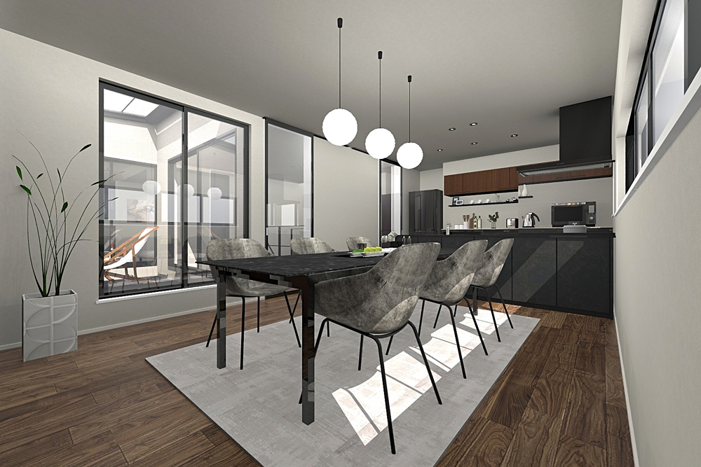 完成イメージパース(イメージにつき実際とは異なります)