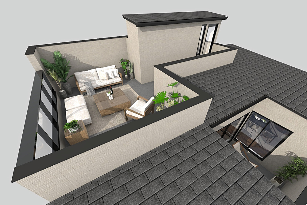 完成イメージパース(イメージにつき実際とは異なります)