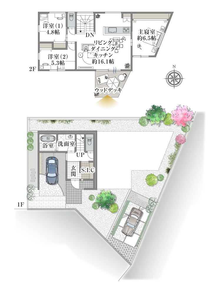 高槻市浦堂本町-III 4号地の間取り図