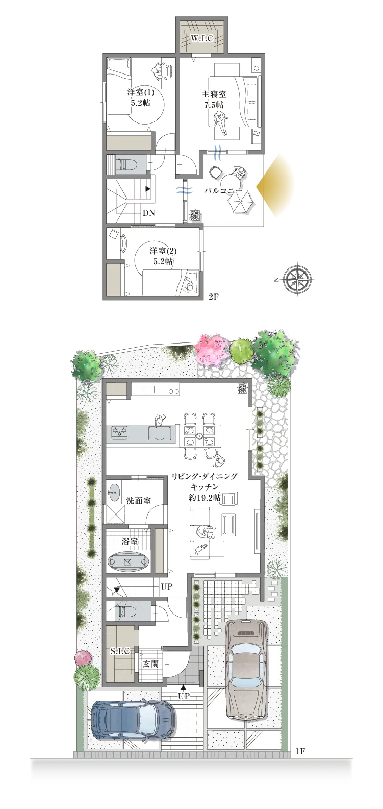 高槻市土室町 6号地の間取り図