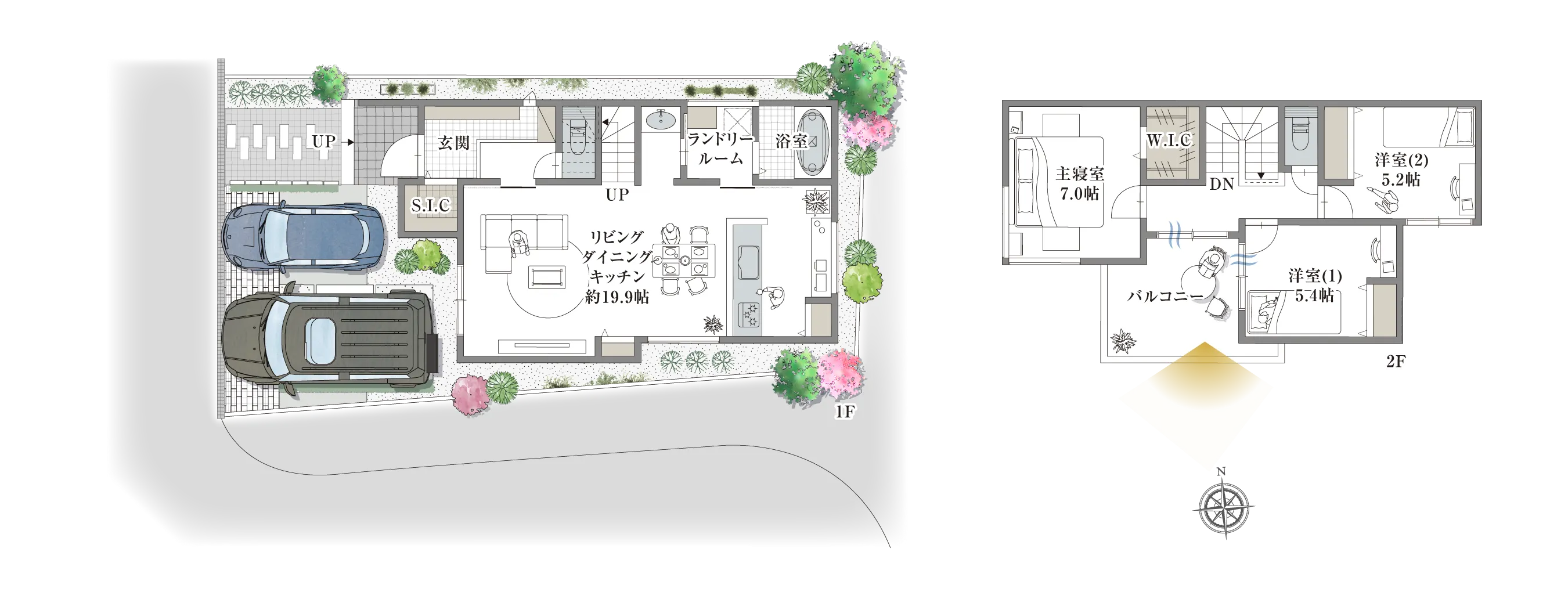 高槻市土室町 9号地の間取り図