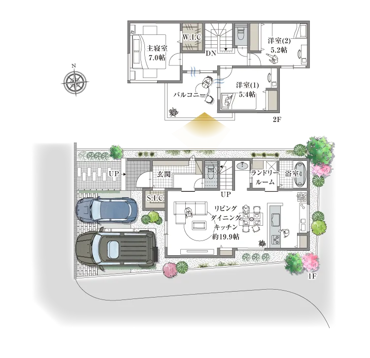 高槻市土室町 9号地の間取り図