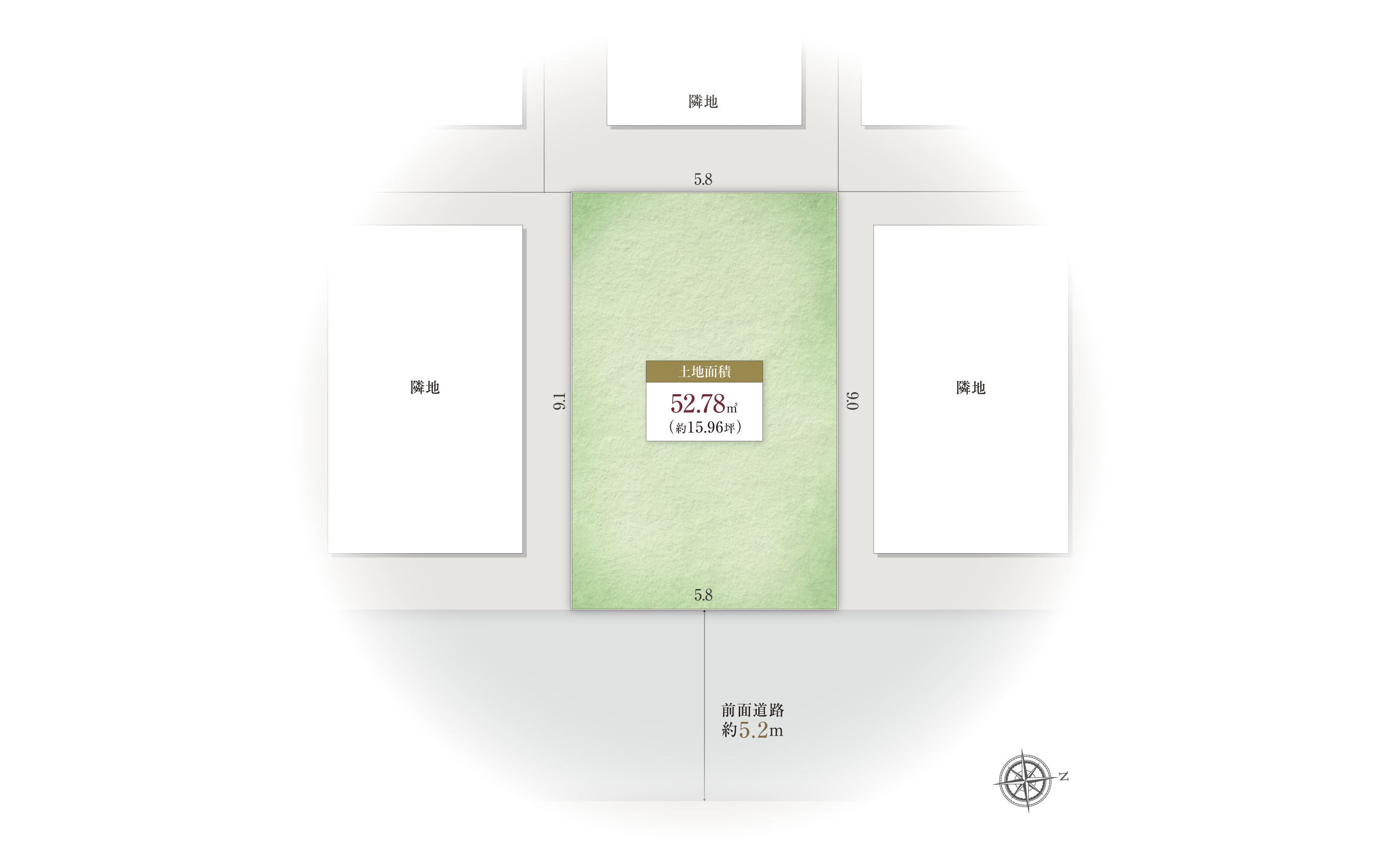 高槻市柱本6-14-IIIの区画図