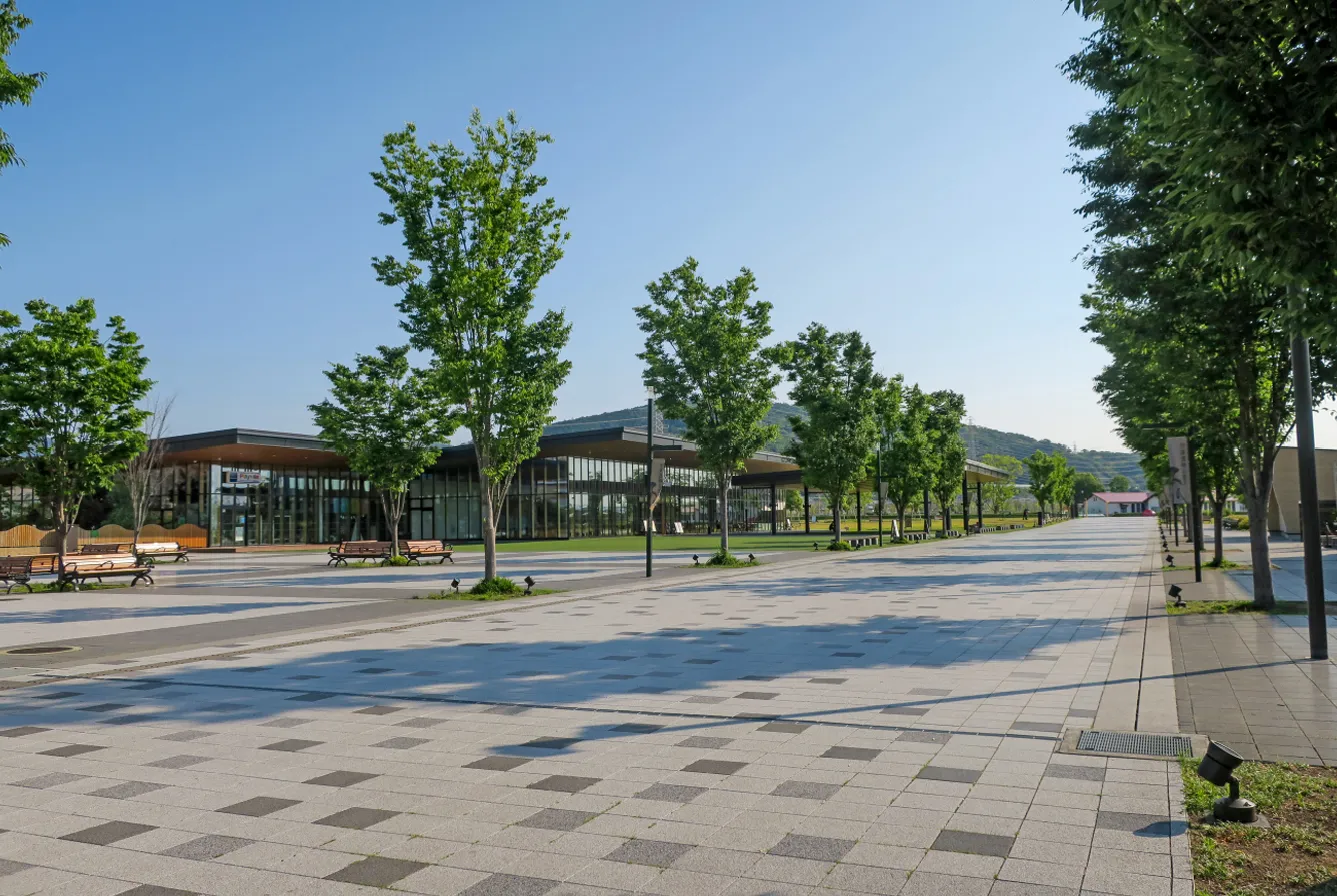 多くの市民が集う安満遺跡公園