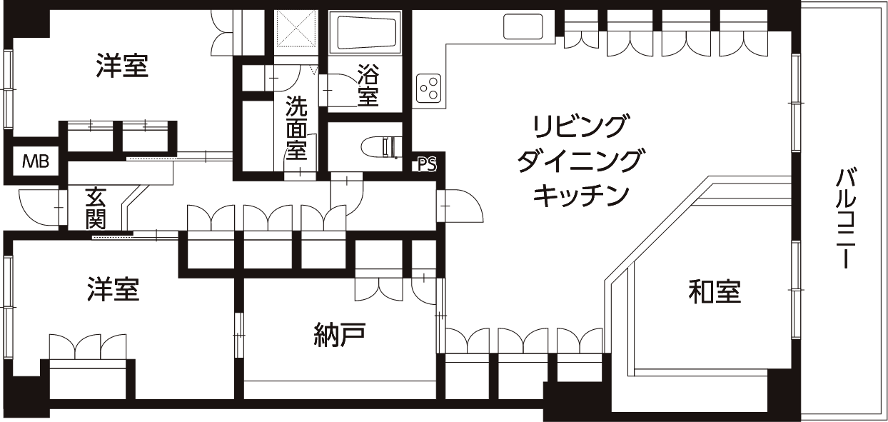 間取り図Before