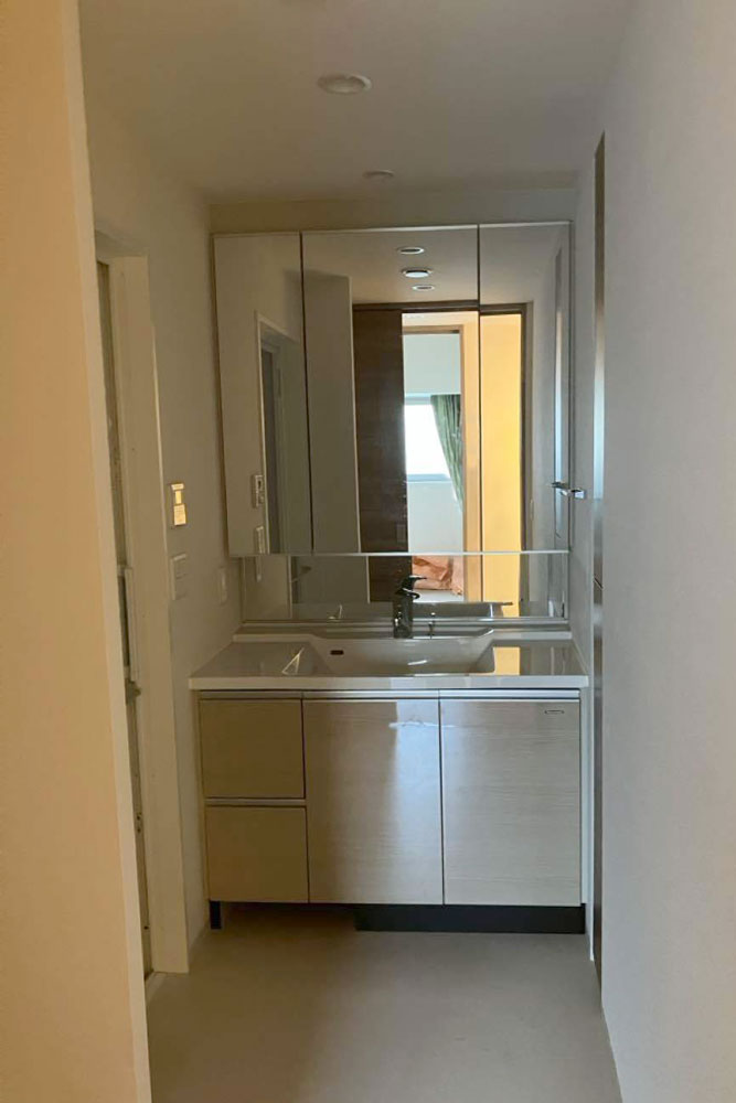 洗面室ビフォー