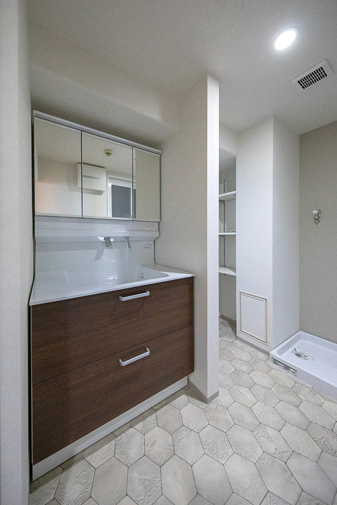 洗面台アフター